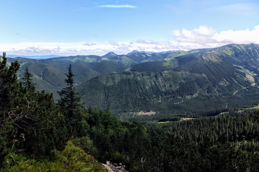 Hiking in Western Tatra mountains, Salatin, Slovakia