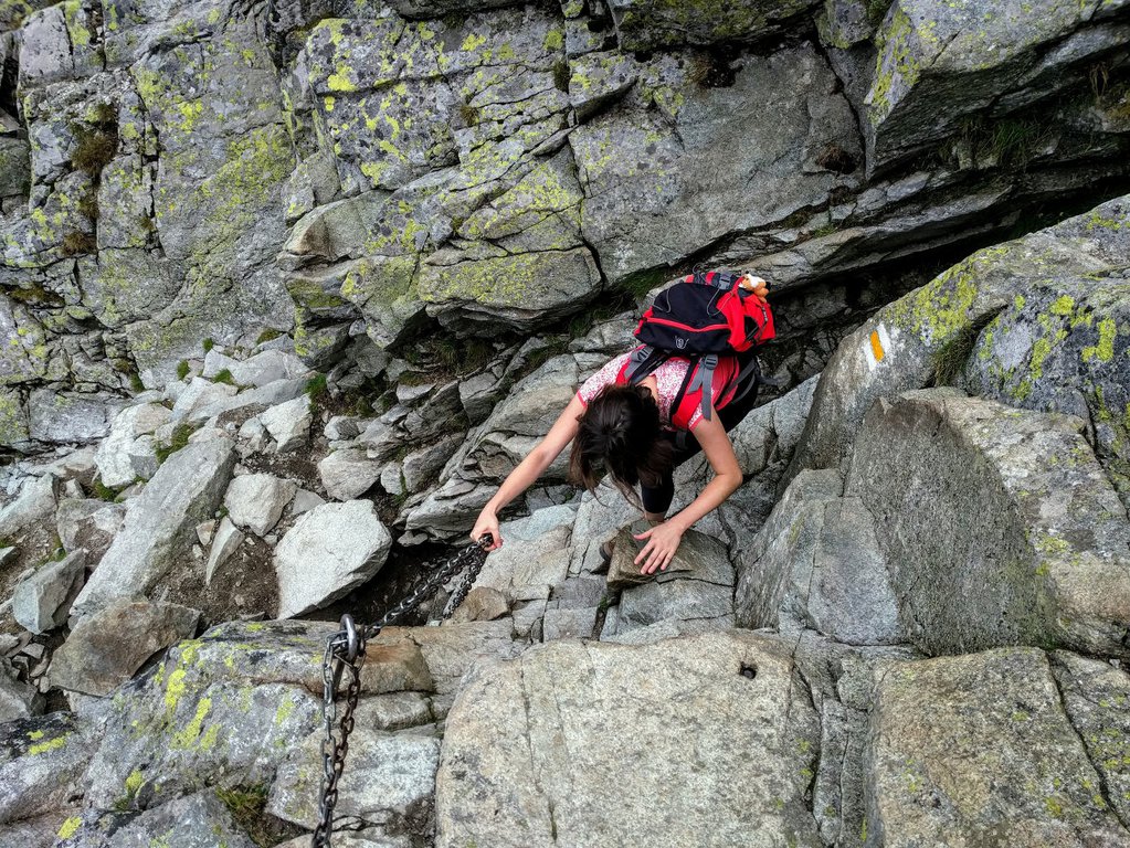 Hiking_Bysta_lavka_Bystre_sedlo_pass_High_Tatra_mountains_Slovakia