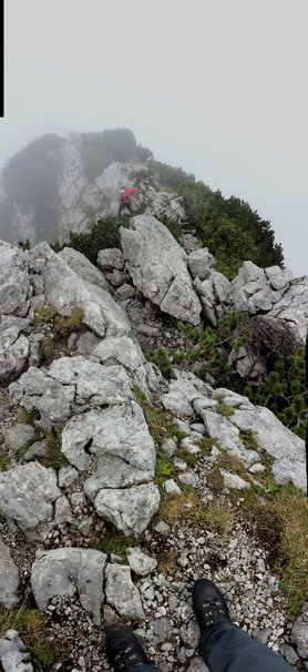 klettersteig, via ferrata in Hochkranz, Austrian Alps, Salzburg region