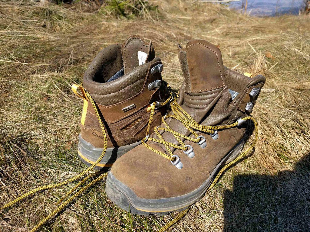 The QUECHUA men's hiking boots - TREK 600