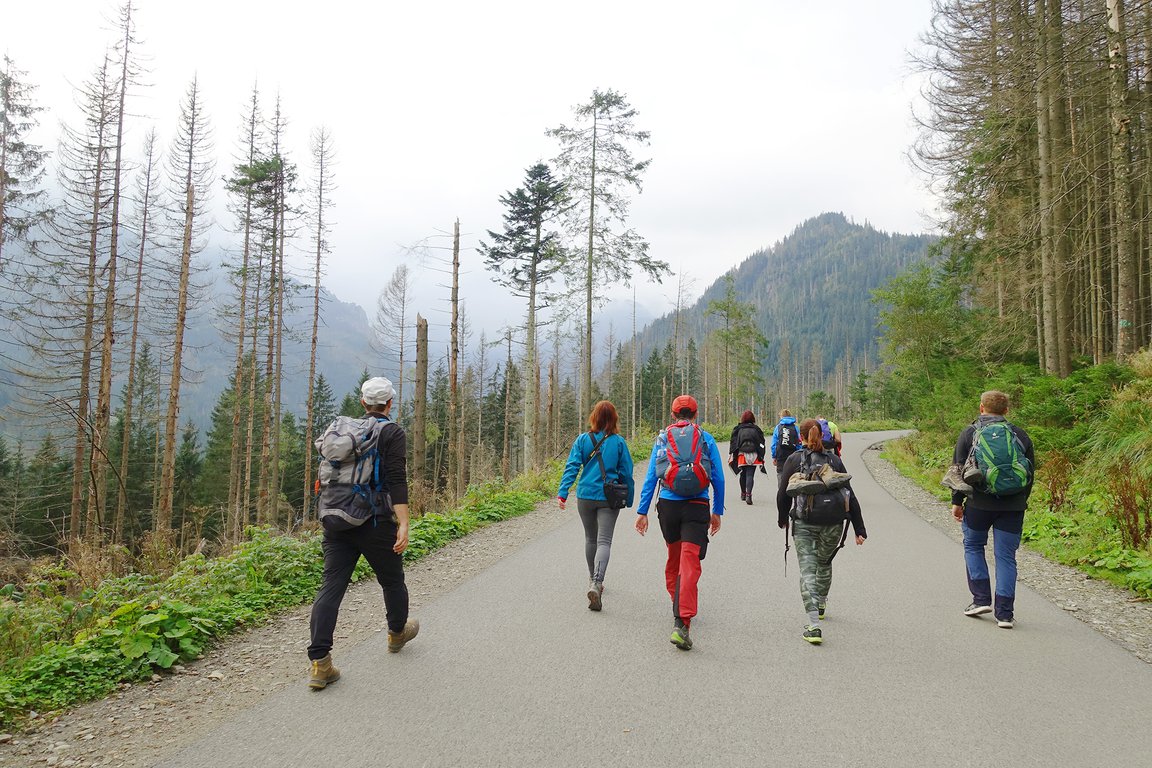 Morskie Oko trail Polish Tatra mountains