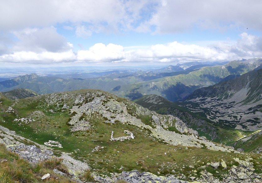 Hiking in Western Tatra mountains, Sivy vrch, Slovakia