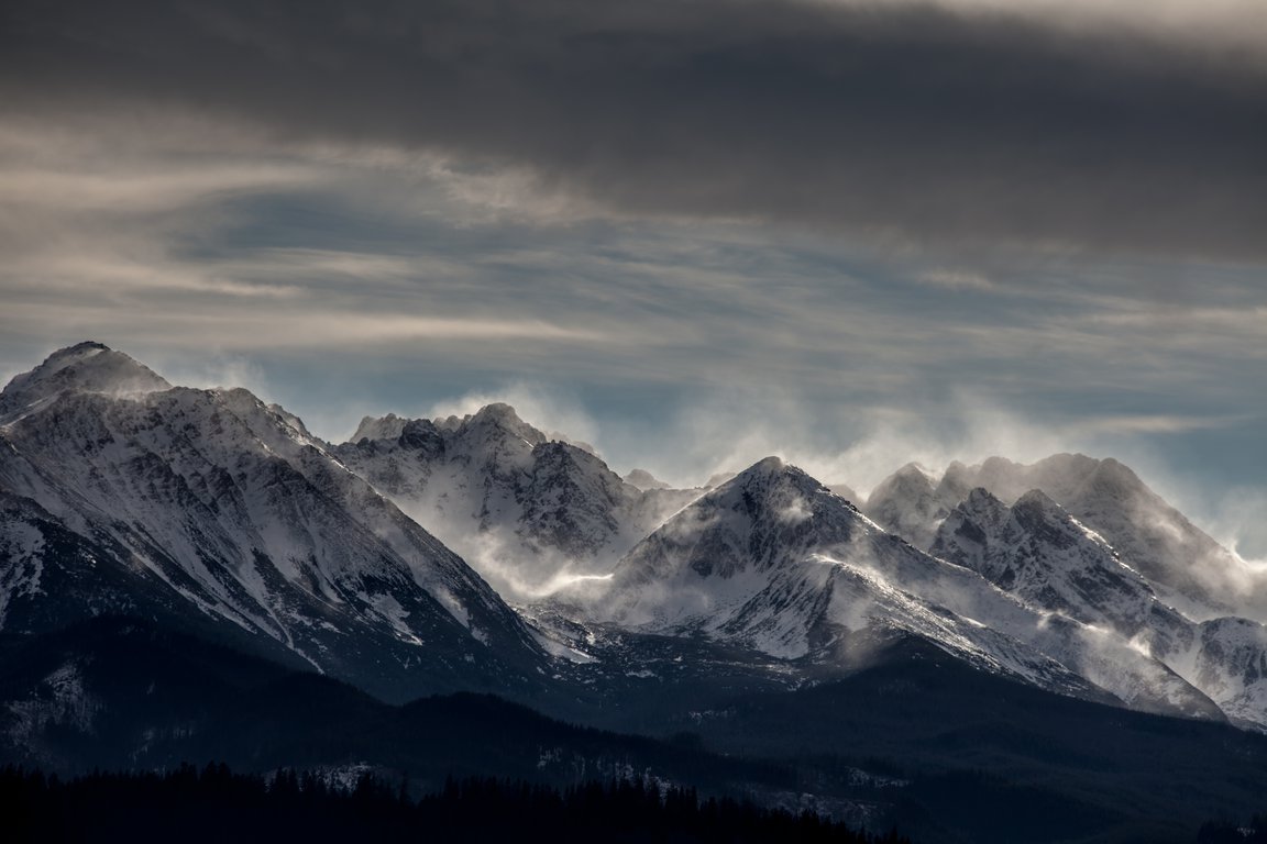 The halny in Tatra mountains - fen wind