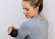 The massage ball for shoulder muscle tension
